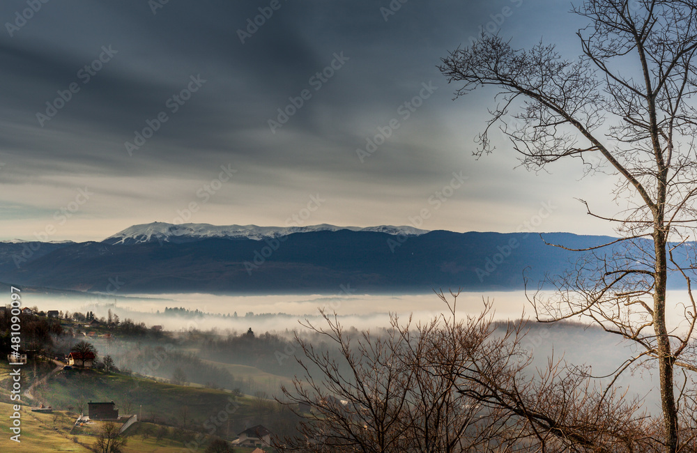 pollution between the mountains pollution between the mountains