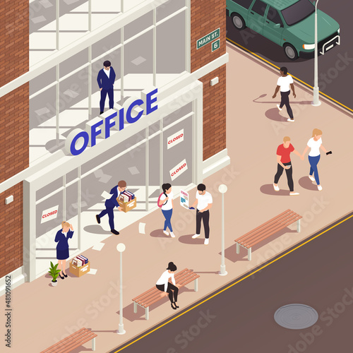 Jobless Isometric composition