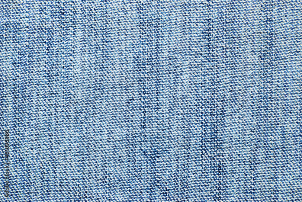 Fabric texture, light blue denim fabric texture as background Stock Photo