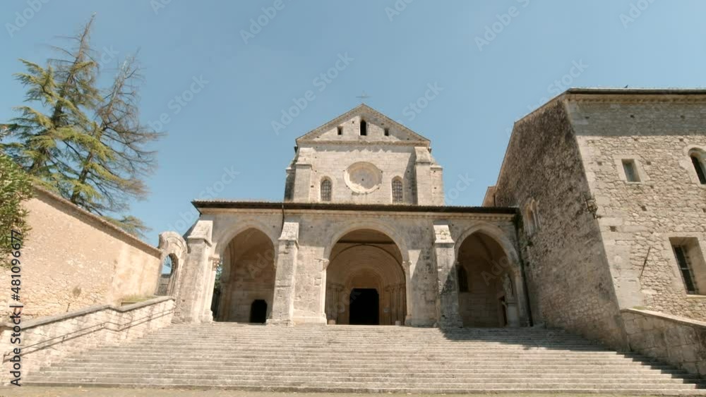 View of entrails of abby of casamari in Frosinone,Italy View of entrails of abby of casamari in Frosinone,Italy