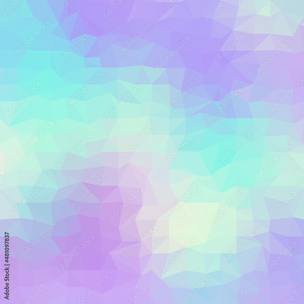 Fototapeta premium Geometric abstract pattern in low poly style.