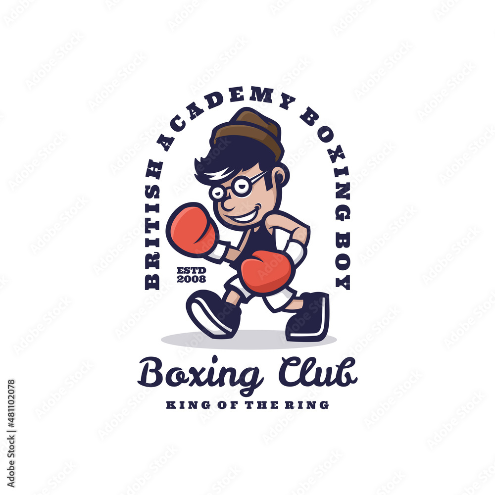 Illustration vector graphic of Boxing Club, good for logo design