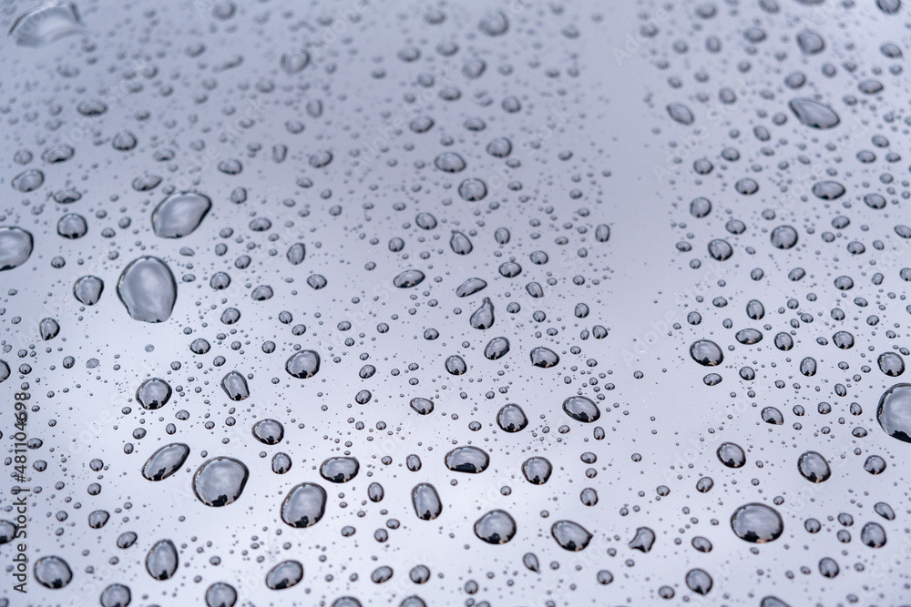 Rain drops on the mirror with text space Rain drops on the mirror with text space