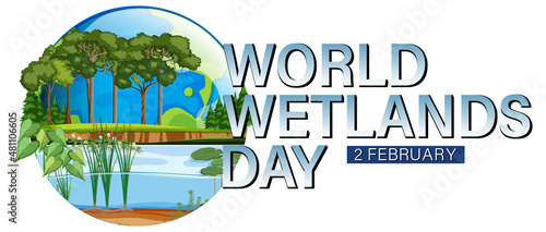 World Wetlands Day logo design