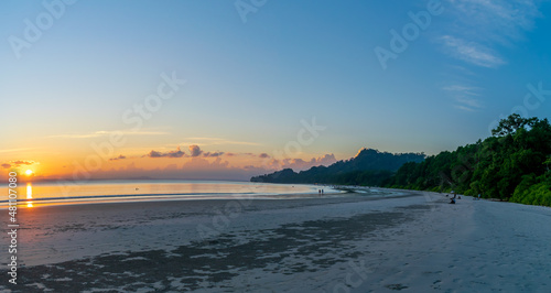 Sunset on the sea, Radhanagar Beach, Havelock Island 
