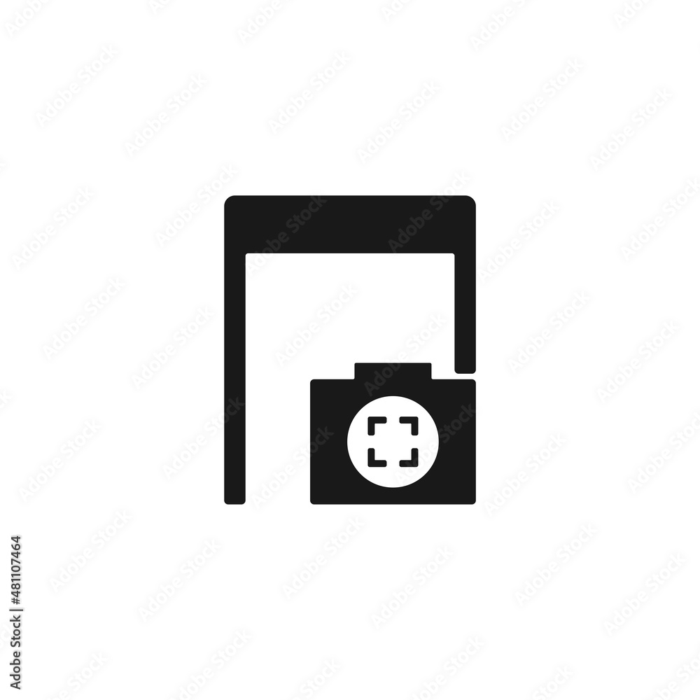Screenshot icon vector isolated on white background Screenshot icon vector isolated on white background