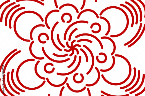 Beautiful colourful  caleidoscope gradient of traditional batik ethnic FLORAL frame illustration for wallpaper background ads clothing or presentation template