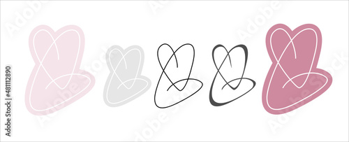 poster, abstraction, painting, heart, woman, care, spa, valentine's day, valentine's day, loneliness, diet, overweight, cosmetics, fitness, medicine, plastic surgery, surgeon, girl, ugly, self-love pr