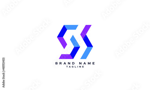 Free Download SS, SI, IS, IG, GI, GS, SG, Abstract initial monogram letter alphabet logo design - GFXLoad