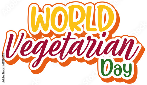 World Vegetarian Day logo on white background