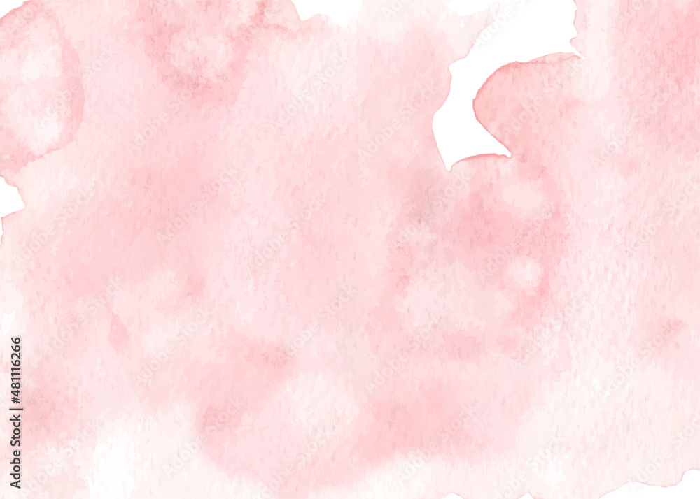 Fototapeta premium Abstract pink stains watercolor for background