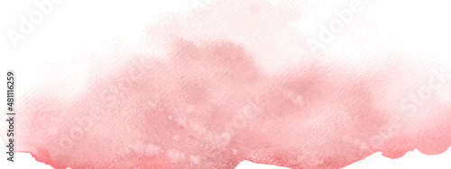 Abstract bright pink watercolor for background
