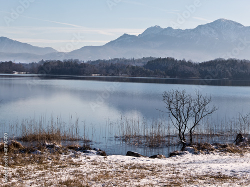 winter am bayerischen Staffelsee bei Murnau