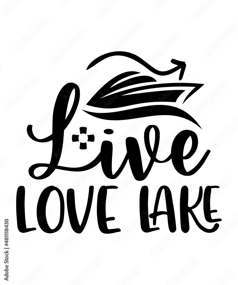 Lake SVG Bundle Png Dxf lake life svg quotes svg family svg Camping Svg