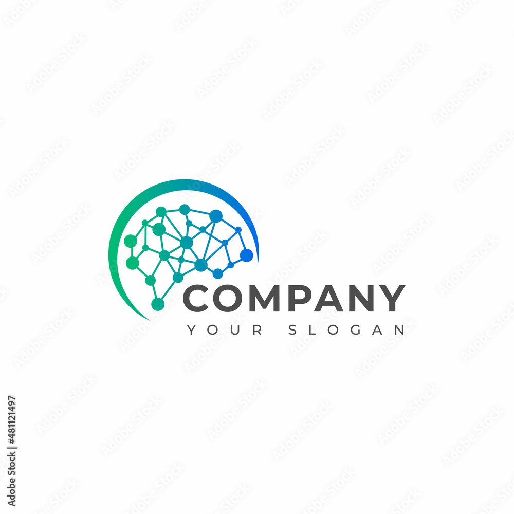 Neurology logo vector design template Neurology logo vector design template