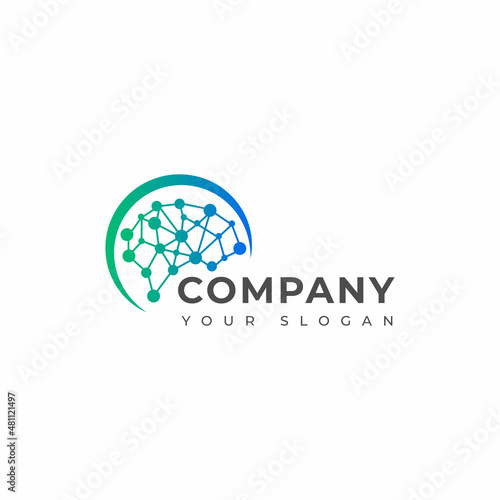 Neurology logo vector design template