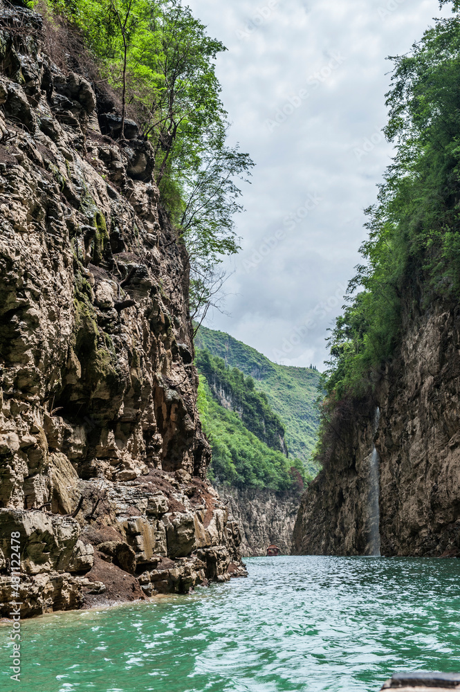 Landscape of the Three Gorges of the Yangtze River in China