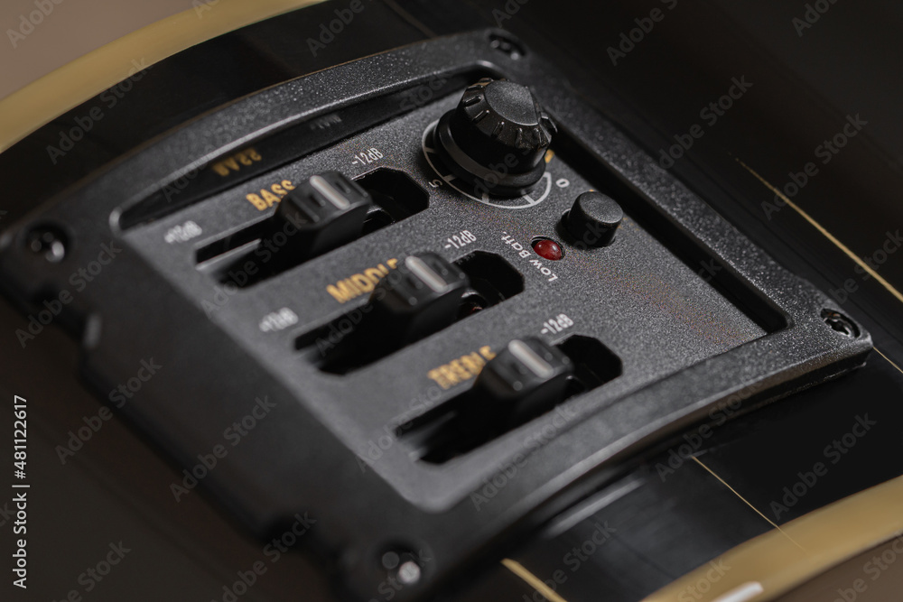 Fototapeta premium sound amplifier for electric guitar