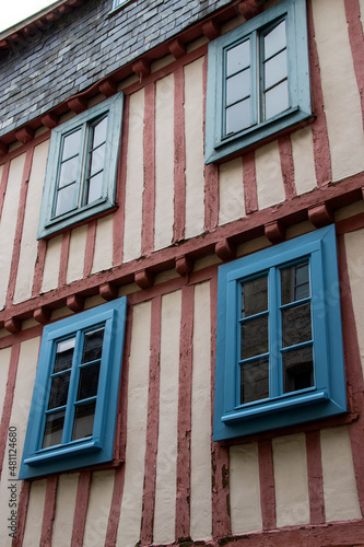 Quimper. Maisons à colombage dans le centre historique. Finistère. Bretagne 
