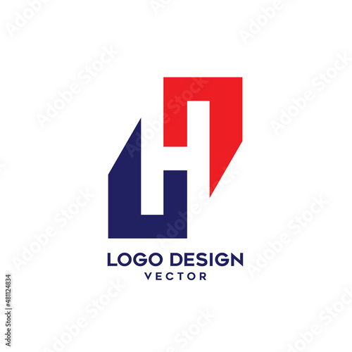Creative Modern H Symbol Logo Template