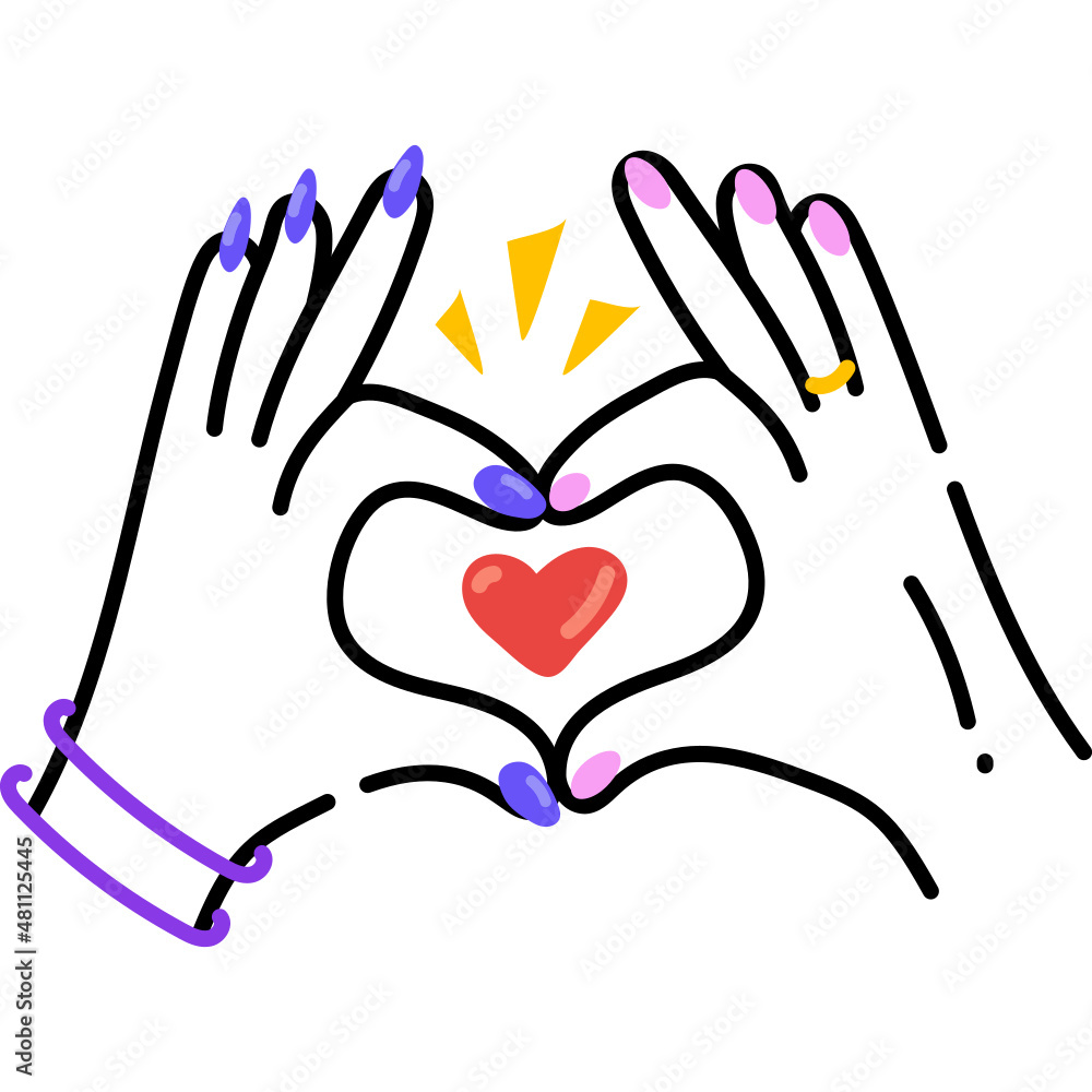 Obraz premium Love Gesture