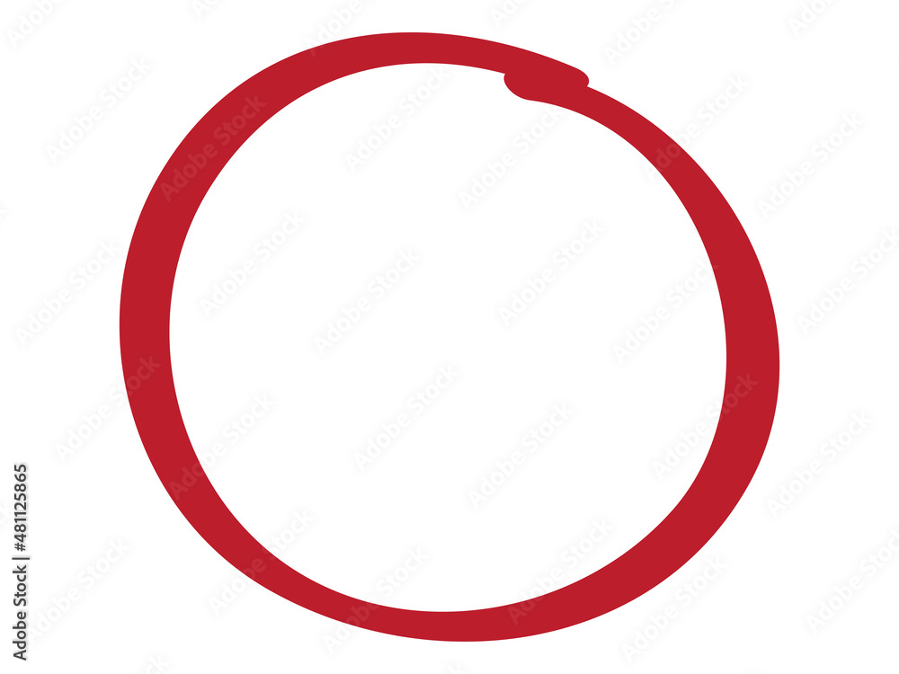 Red circle pen draw. Highlight hand drawn circle isolated on white background. Handwritten red circle. For marker pen, pencil, logo and text check. Vector illustration Red circle pen draw. Highlight hand drawn circle isolated on white background. Handwritten red circle. For marker pen, pencil, logo and text check. Vector illustration