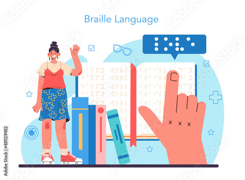 Disabled people education. Specialist teaching disabled people