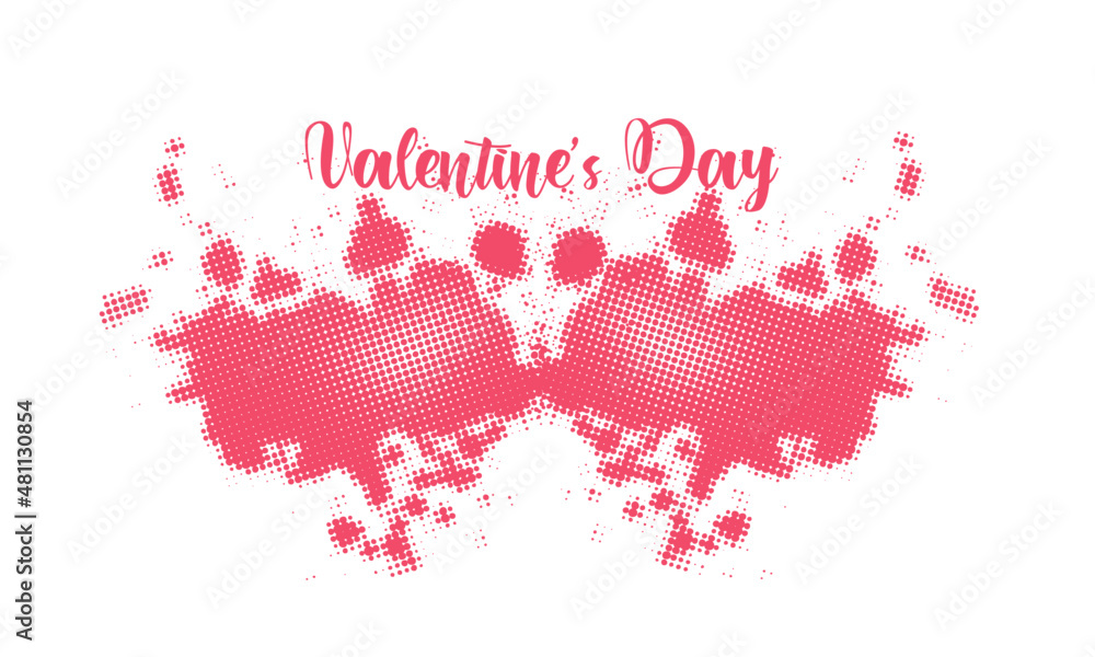 Valentines Day special Card design for print or use as poster, card, flyer or T Shirt Valentines Day special Card design for print or use as poster, card, flyer or T Shirt