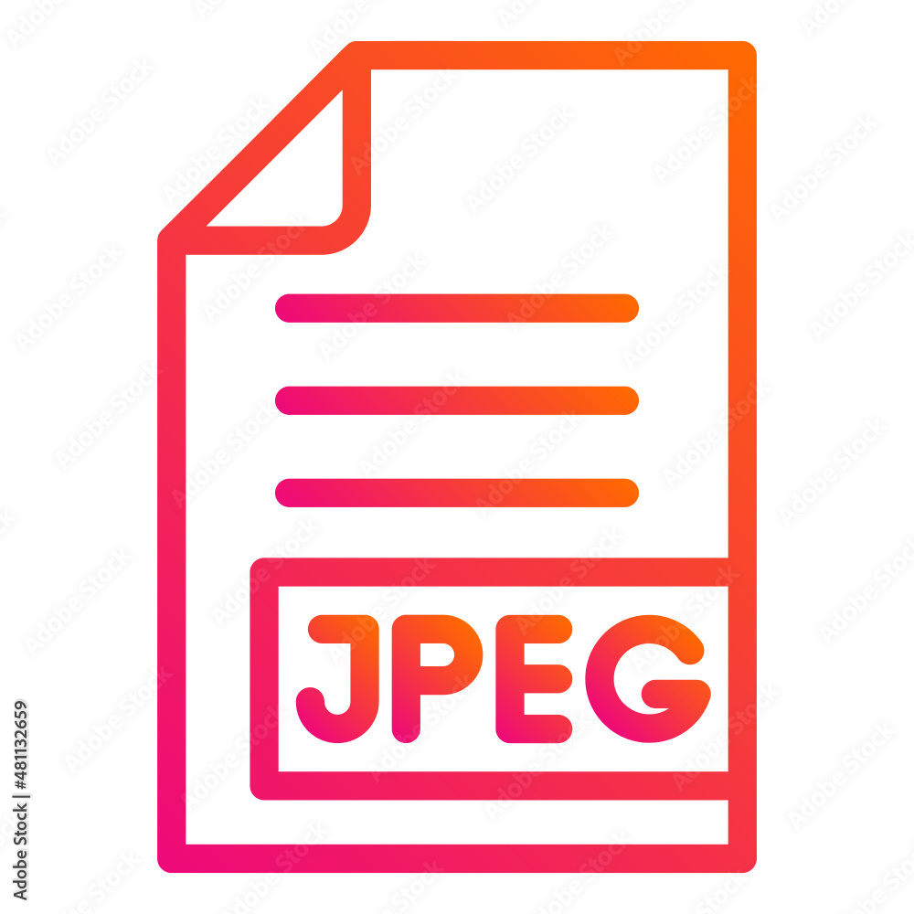 JPEG Vector Icon Design Illustration JPEG Vector Icon Design Illustration