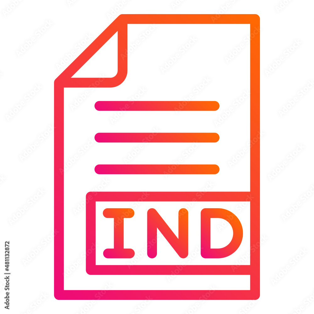 IND Vector Icon Design Illustration IND Vector Icon Design Illustration