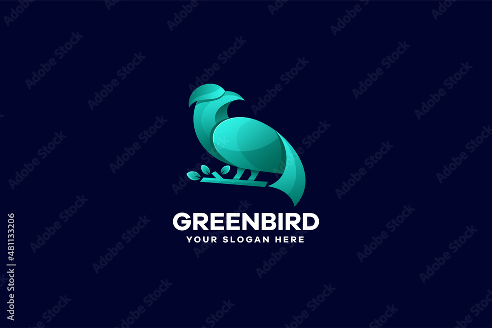Naklejka premium Bird Vector Illustration Logo