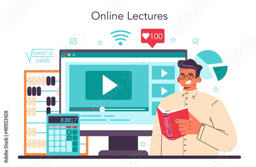 Mathematician online service or platform. Mathematician use