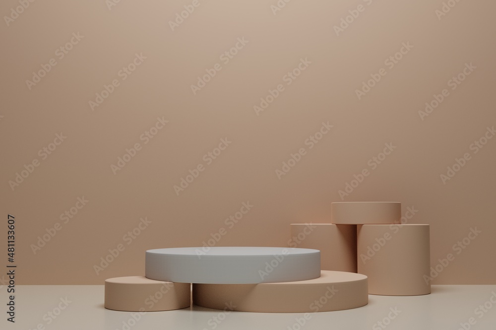 3d render empty podium mockup for product display 3d render empty podium mockup for product display