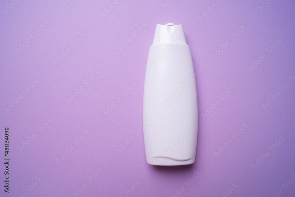 shampoo or hair conditioner bottle on blue background shampoo or hair conditioner bottle on blue background