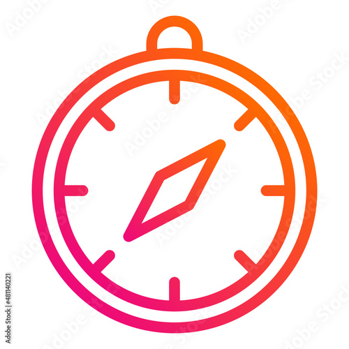 Free Download Compass Vector Icon Design Illustration - GFXLoad