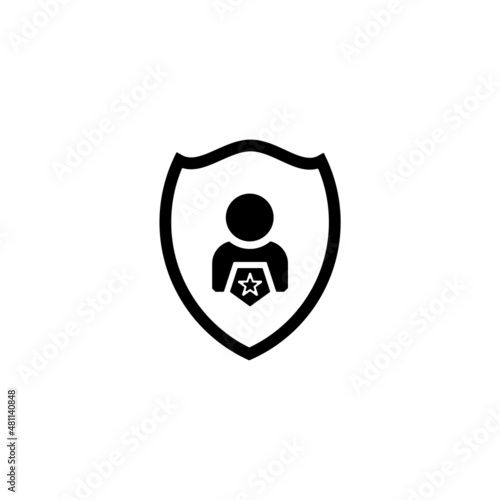 Vip member icon vector isolated on white background