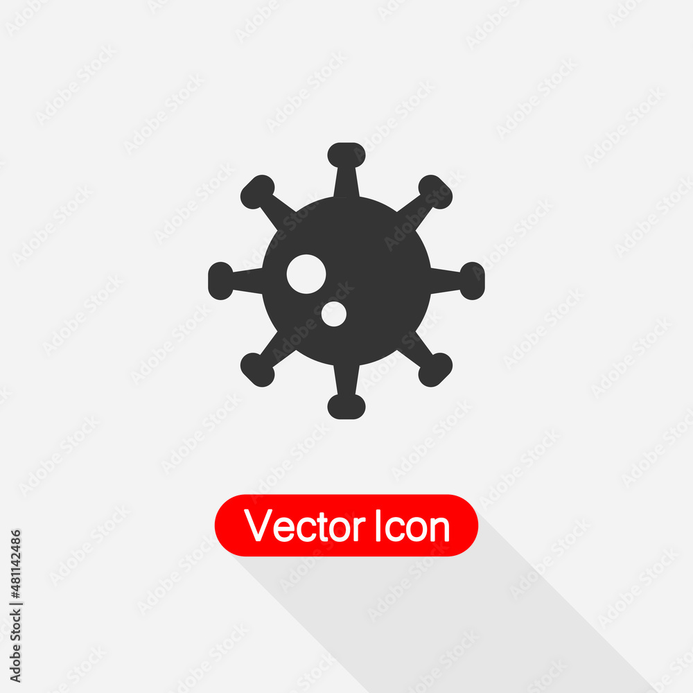 Fototapeta premium Corona Virus Icon, Covid-19 Icon Vector lllustration Eps10