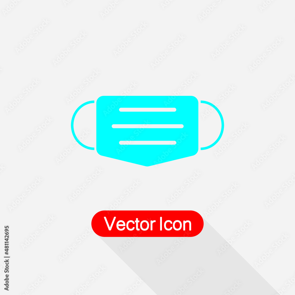 Dentist Mask Icon, Face Mask Icon, Mask Protection Virus Icon Vector Illstration Eps10 Dentist Mask Icon, Face Mask Icon, Mask Protection Virus Icon Vector Illstration Eps10