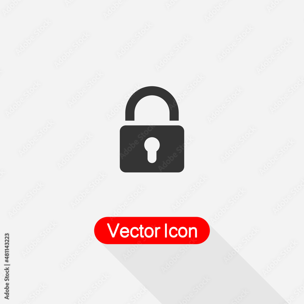 Lock Icon Vector illustration Eps10 Lock Icon Vector illustration Eps10