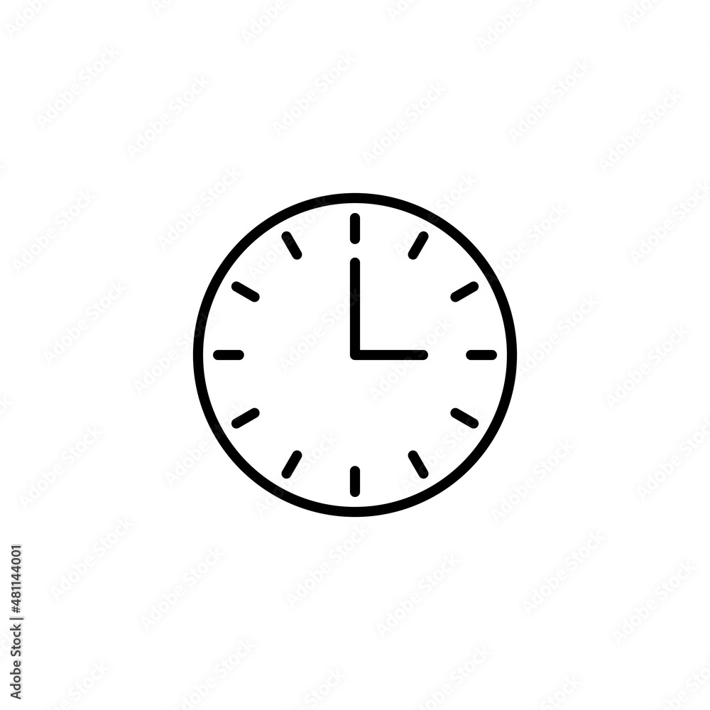 Clock icon. Time sign and symbol. watch icon Clock icon. Time sign and symbol. watch icon