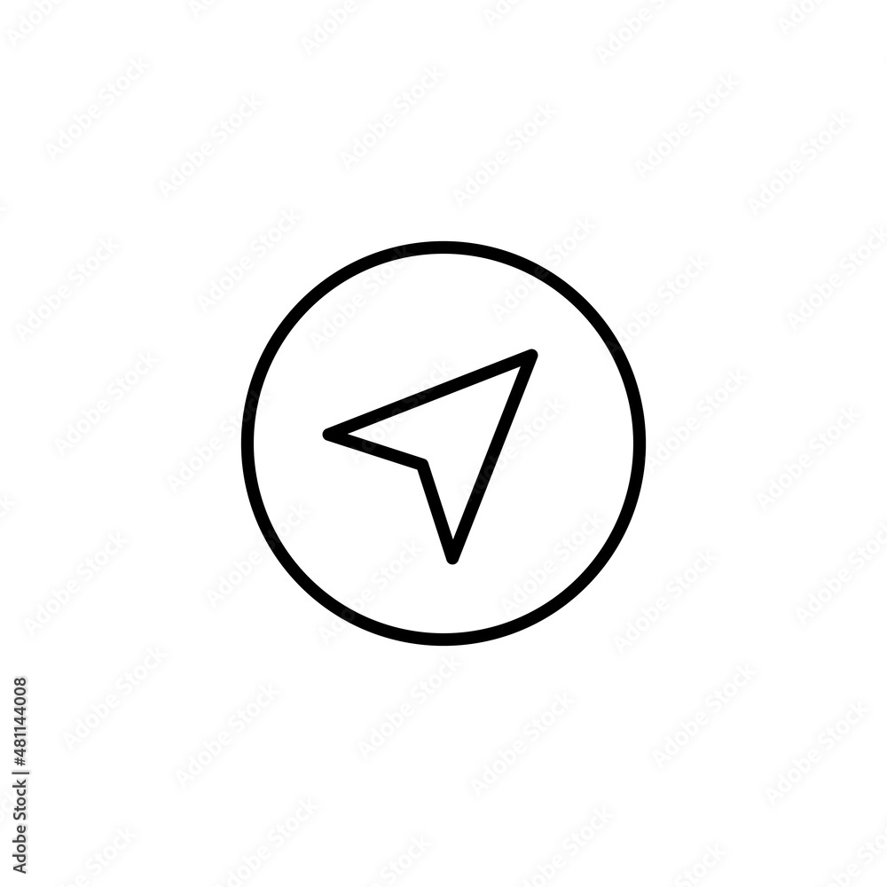 Compass icon. arrow compass icon sign and symbol Compass icon. arrow compass icon sign and symbol