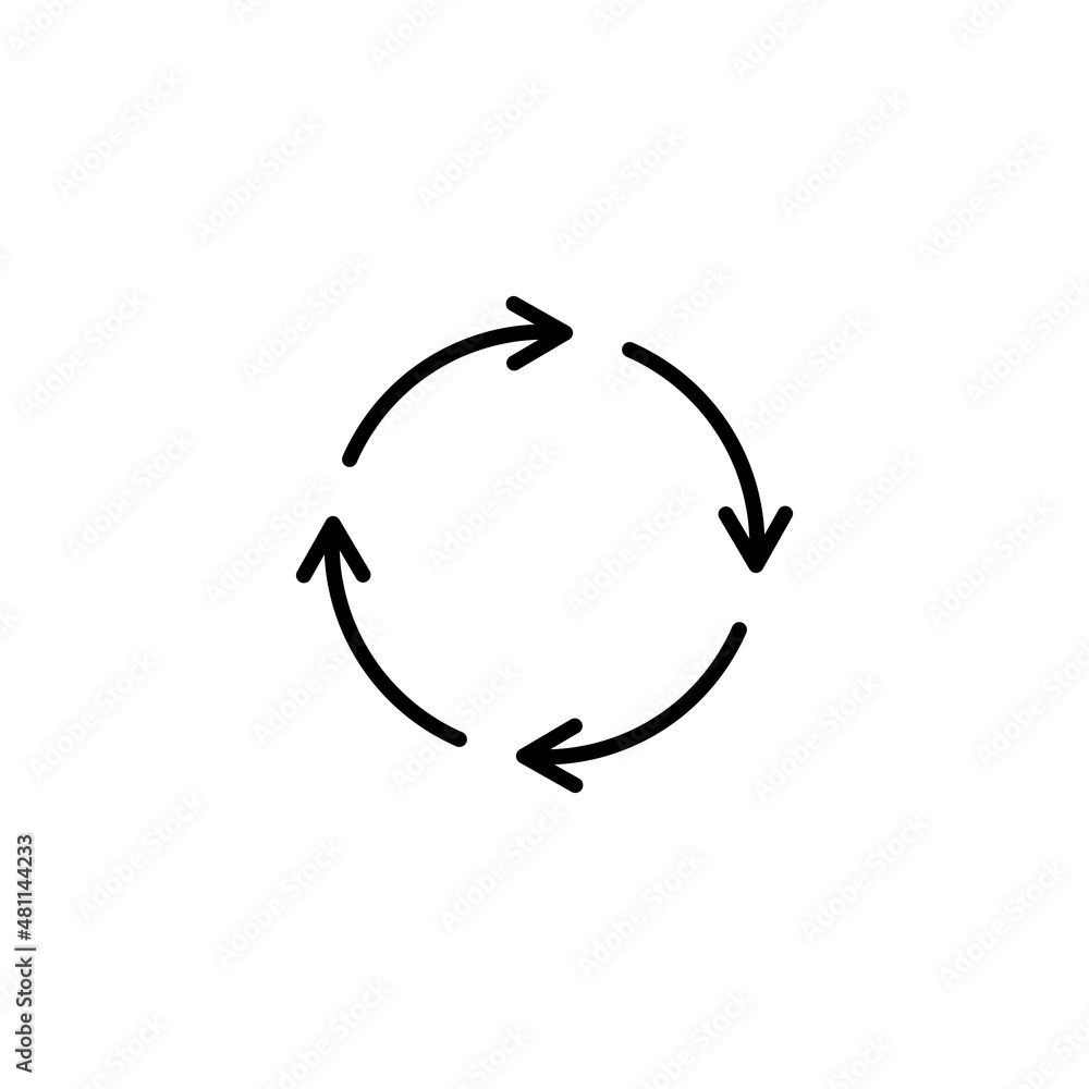 Recycle icon. Recycling sign and symbol. Recycle icon. Recycling sign and symbol.