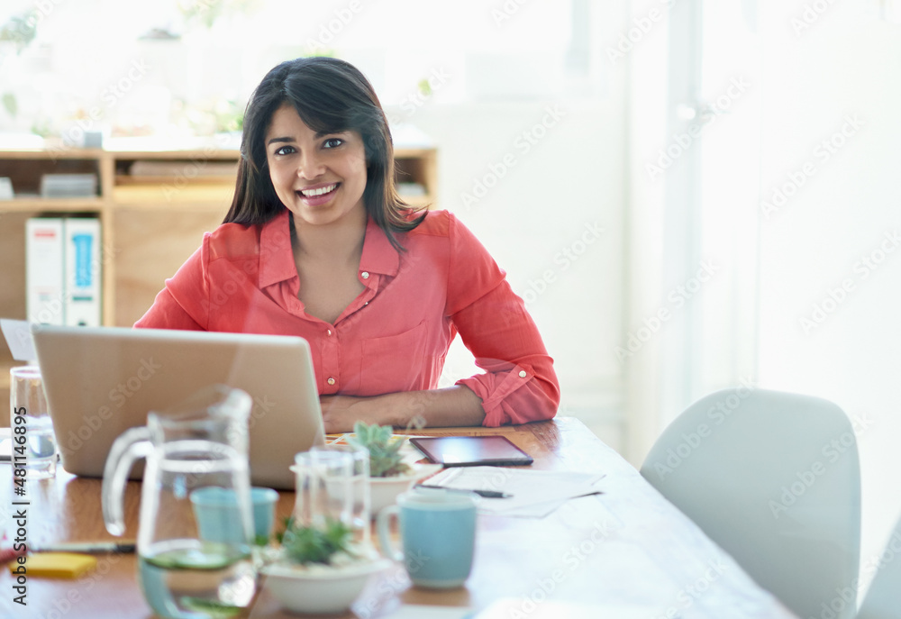 Working on a brand new design. Cropped portrait of a female designer working on a creative project at her desk. Working on a brand new design. Cropped portrait of a female designer working on a creative project at her desk.