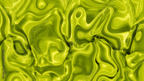 Abstract Colorful Liquid Waves Background. 