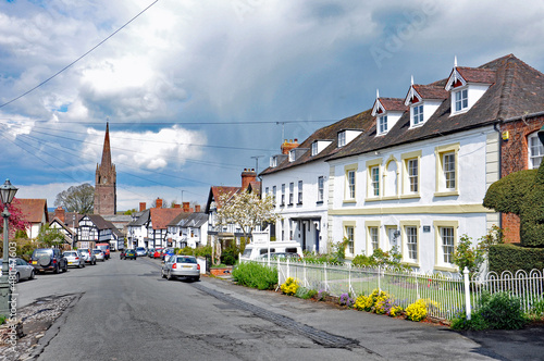 Weobley village in herefordshire, UK.