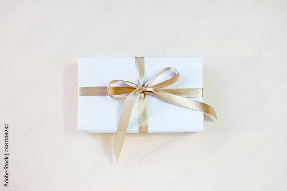 gift box. free space for text on pastel background. Valentines day concept. Mother's Day concept. Greetings. Copy space. Flat lay, top view. gift box. free space for text on pastel background. Valentines day concept. Mother's Day concept. Greetings. Copy space. Flat lay, top view.