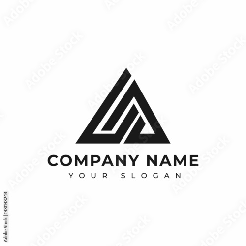 Letter A logo vector design