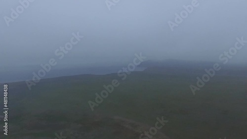 ProRes. Fog over Lake Baikal. Olkhon Island summer.