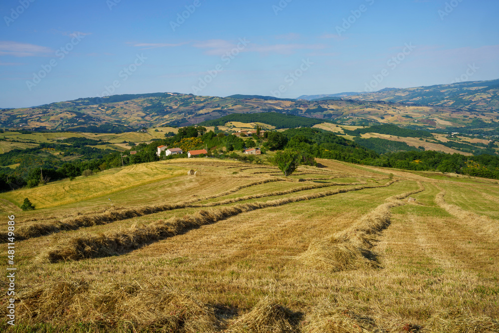 Landscape in Sannio, Molise, near Torella