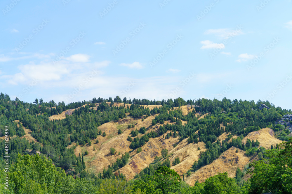 Landscape in Campobasso province, Molise, Italy